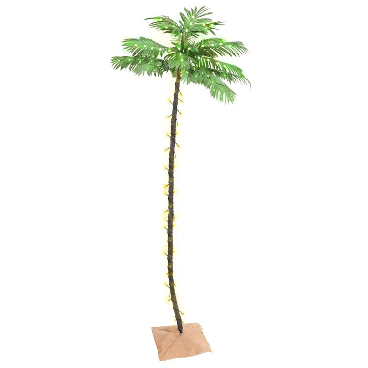 Vidaxl Palmbaume LED 192 LEDs warmes Weiß 300 cm