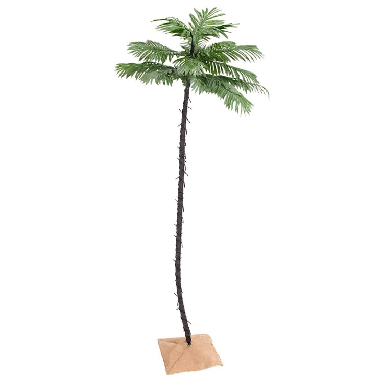 Vidaxl Palmbaume LED 192 LEDs warmes Weiß 300 cm