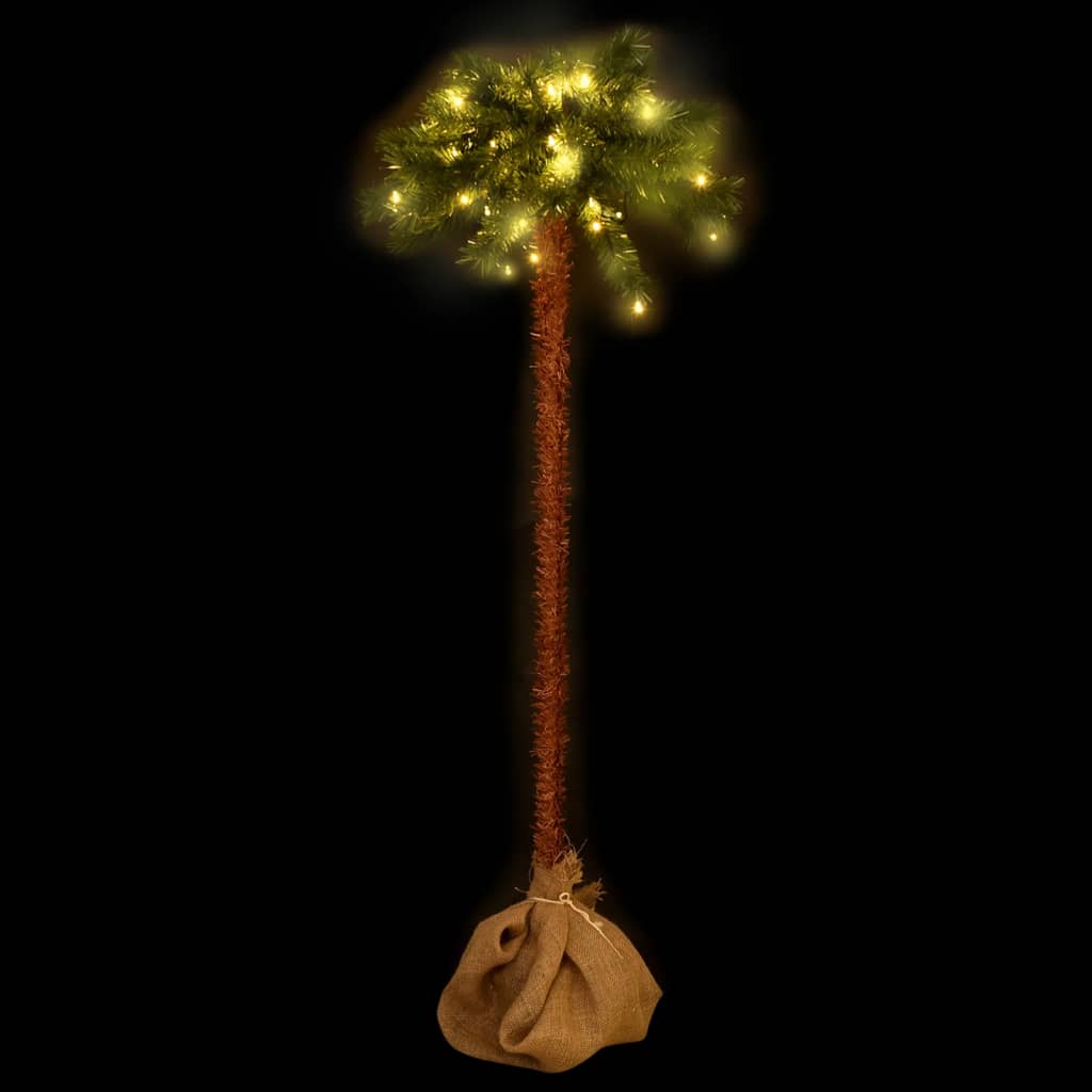 Vidaxl kunstpalm Baum mit LEDs 120 cm