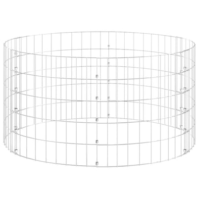 Vidaxx Kompostbehälter ø100x50 cm aus verzinktem Stahl