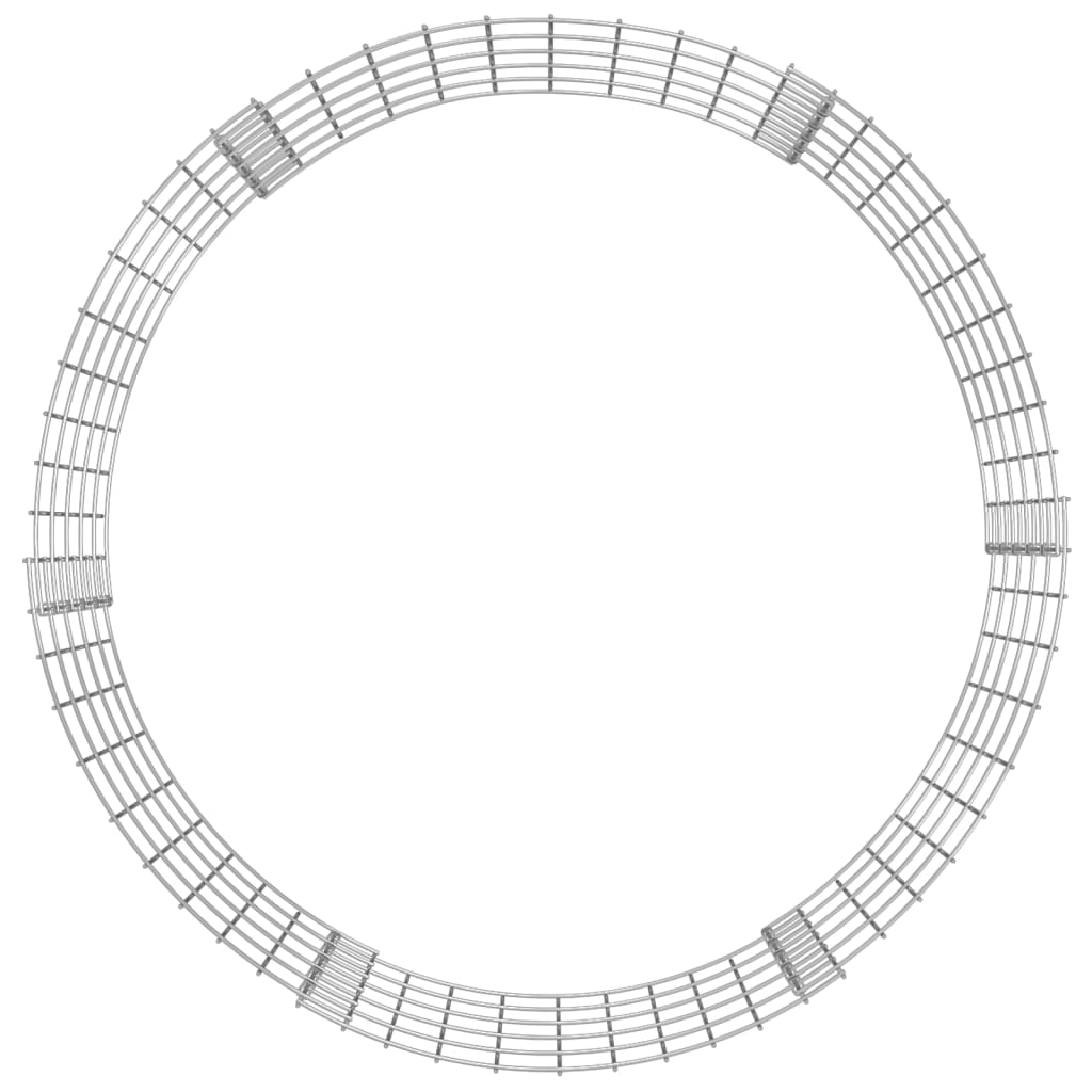Vidaxx Kompostbehälter ø100x50 cm aus verzinktem Stahl