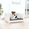 Vidaxl Hundekorb 55,5 x 45,5 x 28 cm Festkiefer weiß