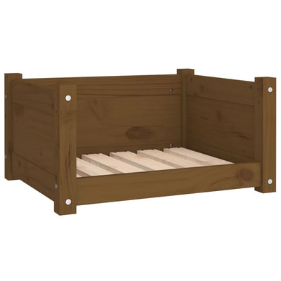 Vidaxl Hundekorb 55,5 x 45,5 x 28 cm Festkiefer Honigbraun