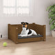 Vidaxl Hundekorb 55,5 x 45,5 x 28 cm Festkiefer Honigbraun
