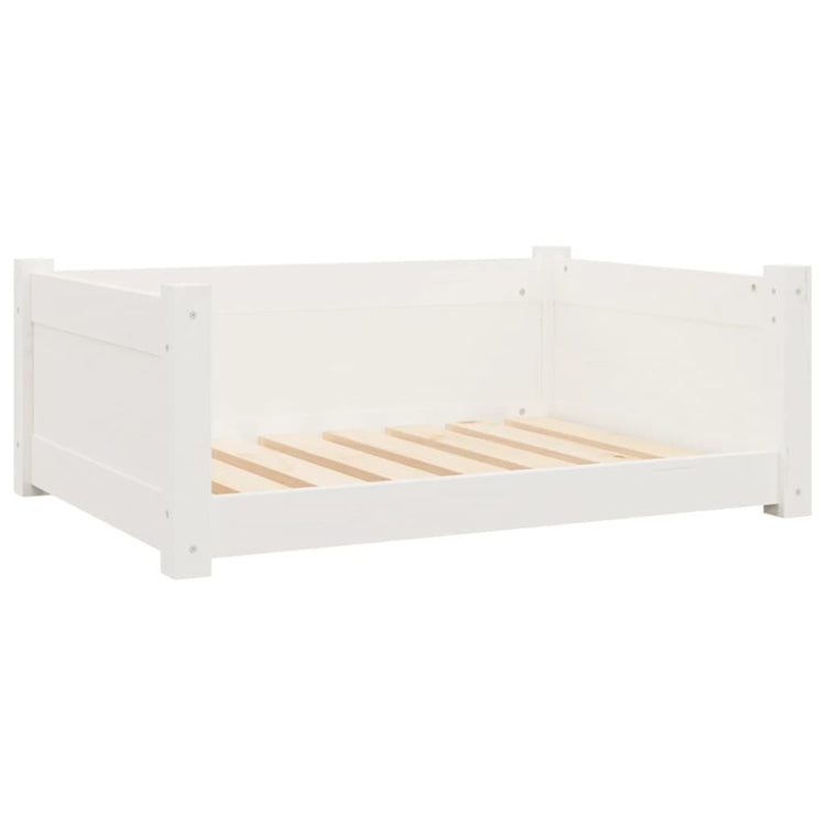 Vidaxl Hundekorb 75,5 x 55,5 x 28 cm Festkiefer weiß