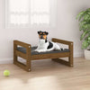 Vidaxl Hundekorb 55,5 x 45,5 x 28 cm Festkiefer Honigbraun