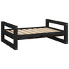Vidaxl Hundekorb 75,5 x 55,5 x 28 cm Festkiefer Kiefer Schwarz