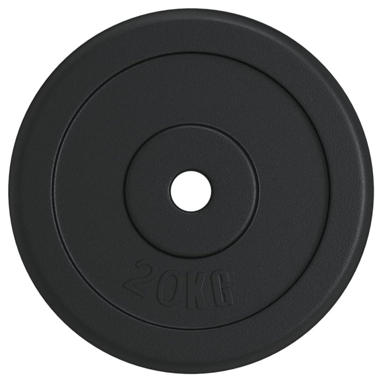 VIDAXL -Halfterscheibe 20 kg Gusseisen