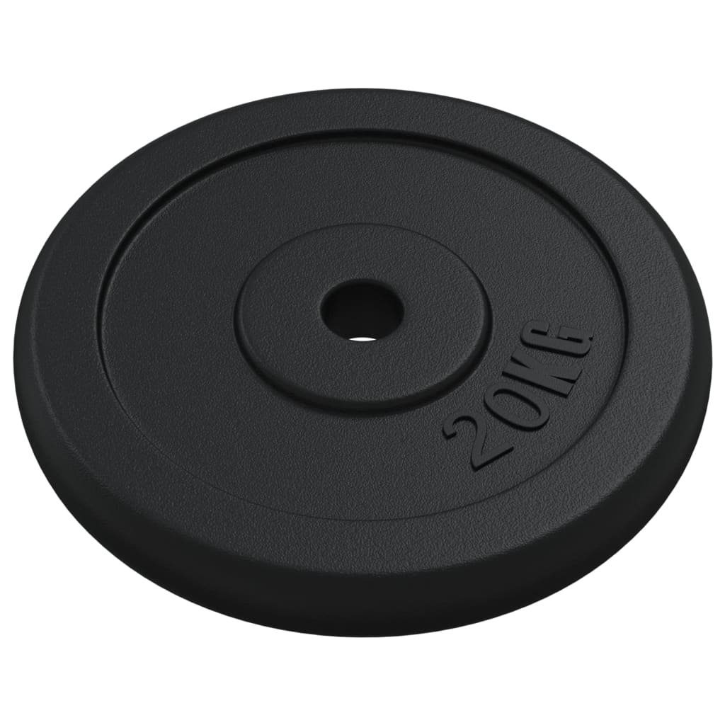 VIDAXL -Halfterscheibe 20 kg Gusseisen