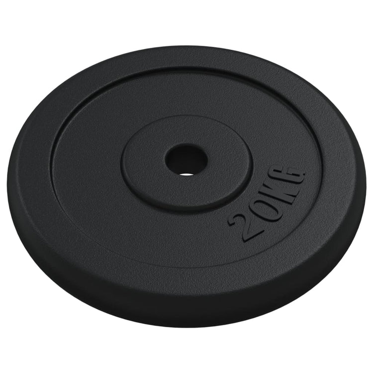 VIDAXL -Halfterscheibe 20 kg Gusseisen