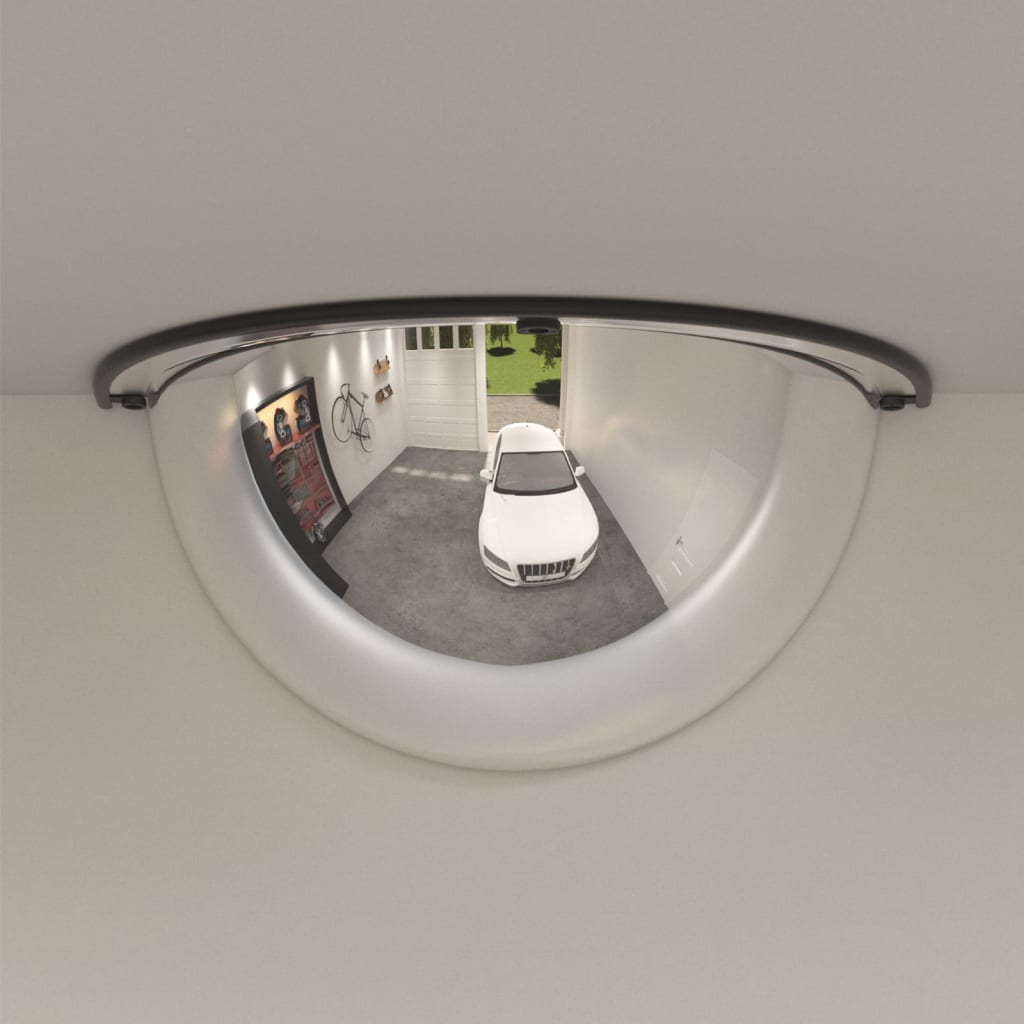 VIDAXL -Verkehrsspiegel Halbkugel 2 STS Ø 40 cm Acryl