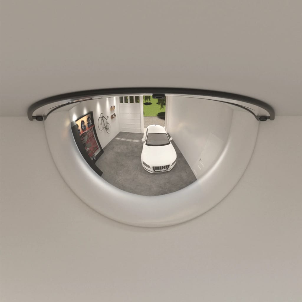 VIDAXL -Verkehrsspiegel Halbkugel 2 STS Ø 30 cm Acryl