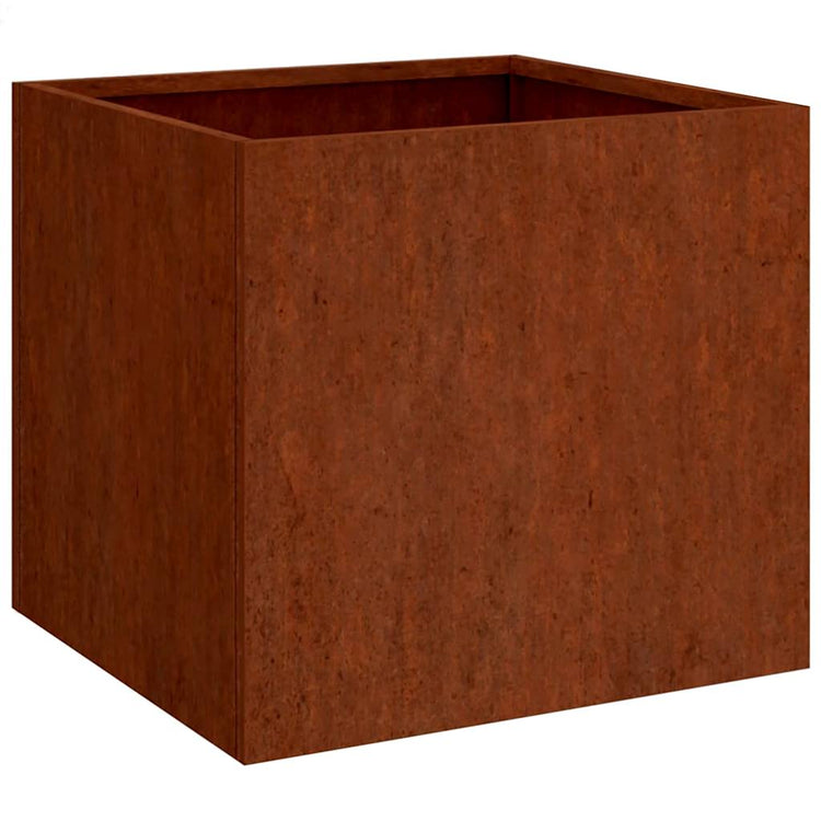 VIDAXL -Pflanzer 32x30x29 cm Corten Stahl