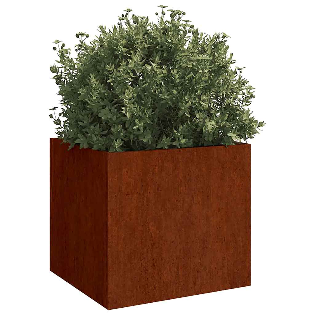 VIDAXL -Pflanzer 2 ST 49x47x46 cm cortenstaal