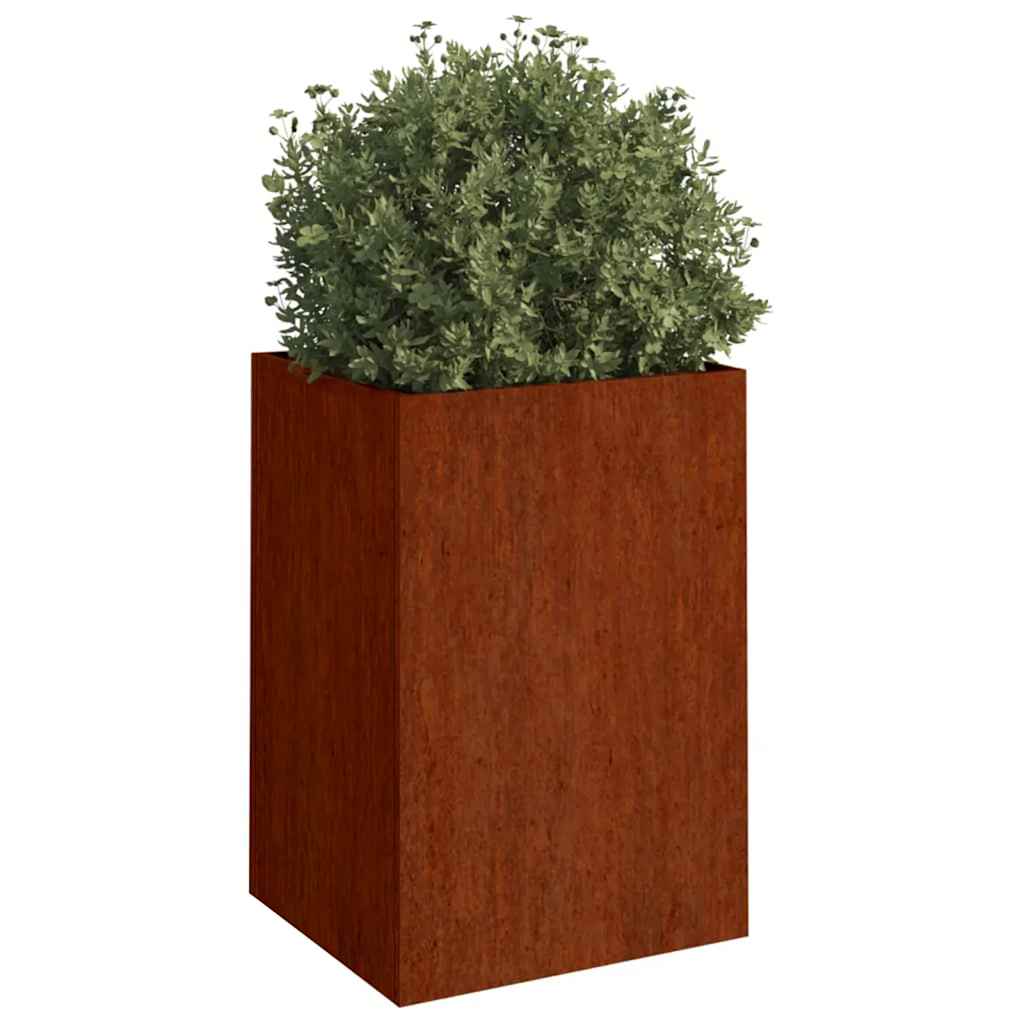 VIDAXL -Pflanzer 52x48x75 cm Cortenstaal