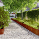 Vidaxl -Gazonkanten 10 Teile 25x103 cm Flexibler Cortenstaal