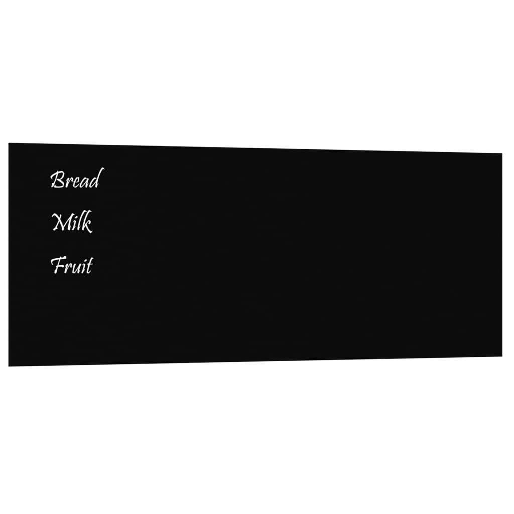VIDAXL -Magnetplatte für die Wand 100x40 cm terminglas schwarz