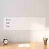 VIDAXL -Magnetplatte für die Wand 100x30 cm getempertes Glasweiß