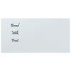VIDAXL -Magnetplatte für die Wand 80x40 cm gehärtetes Glas weiß