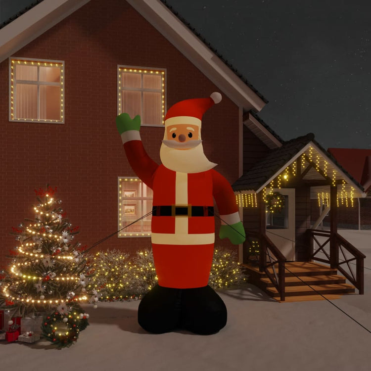 Vidaxl Santa aufblasbar mit LEDs 475 cm