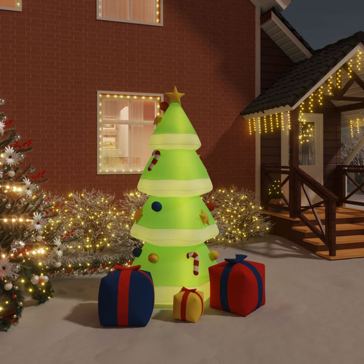 Vidaxl Weihnachtsbaum mit LEDs aufblasbar 240 cm