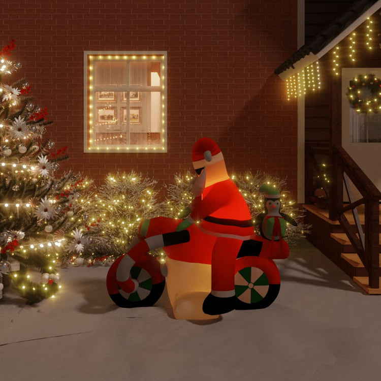 Vidaxl Santa inblasable LED 156 cm