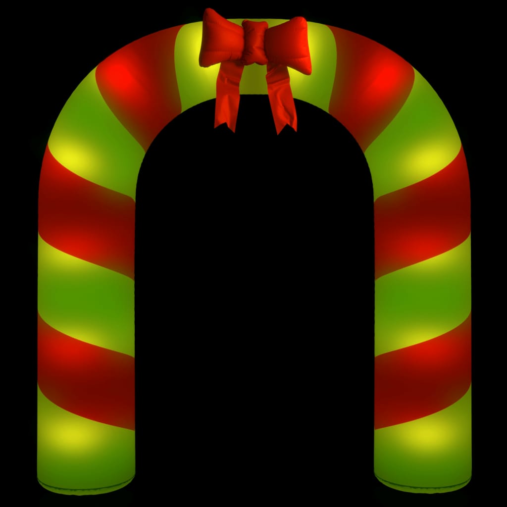 Vidaxl Weihnachtsbogen aufblasbar mit LEDs 270 cm