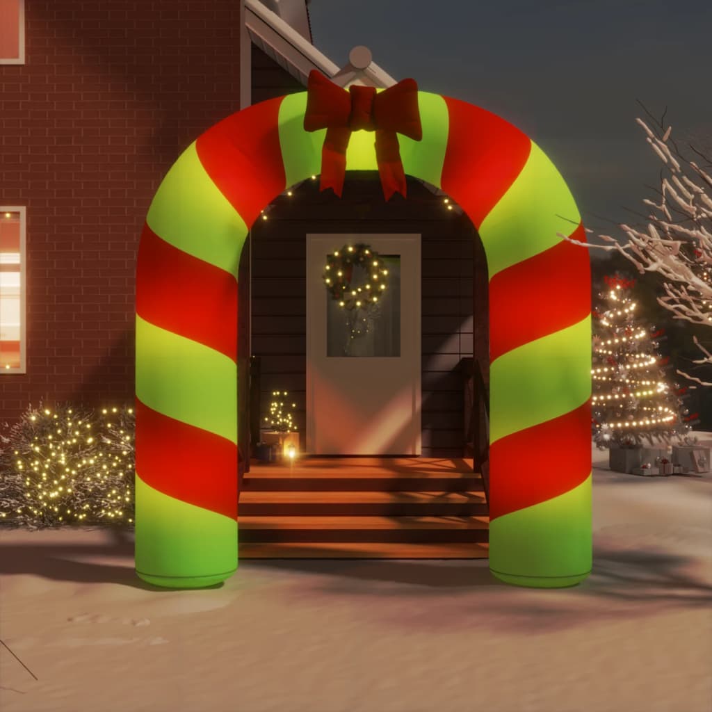 Vidaxl Weihnachtsbogen aufblasbar mit LEDs 270 cm