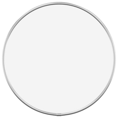 Vidaxl -Wandspiegel um Ø30 cm silberfarben