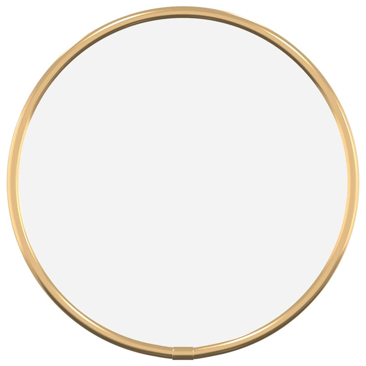 Vidaxl -Wandspiegel um Ø20 cm Gold gefärbt