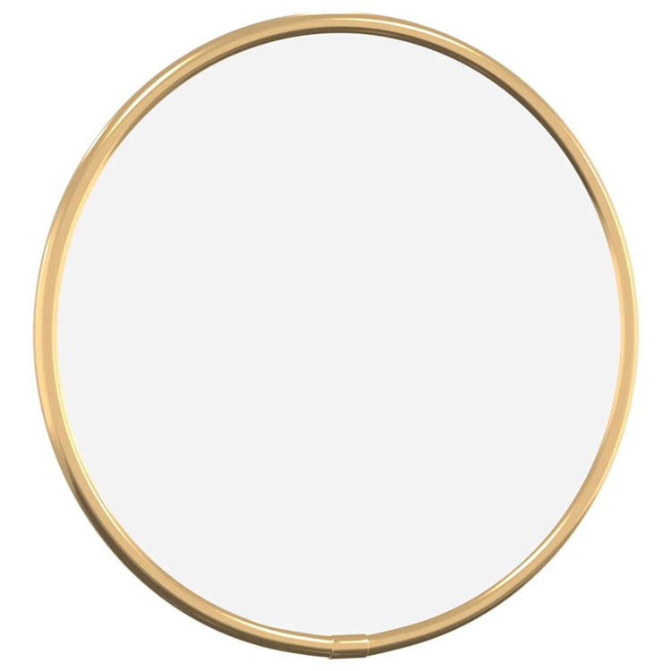 Vidaxl -Wandspiegel um Ø20 cm Gold gefärbt