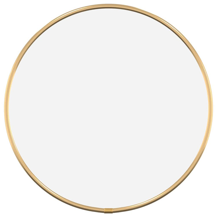 Vidaxl -Wandspiegel um Ø30 cm Gold gefärbt