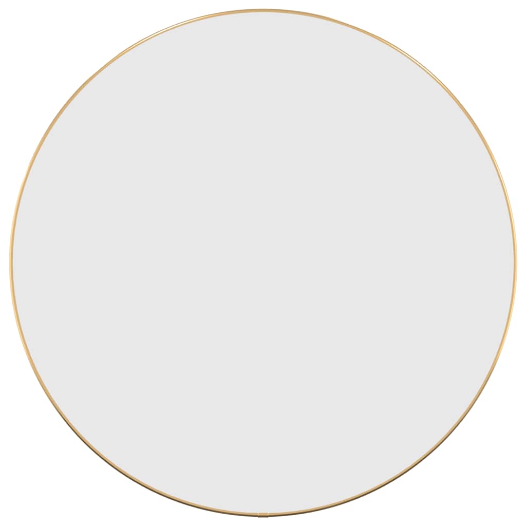 Vidaxl Wandspiegel rund Ø60 cm Goldfarbe