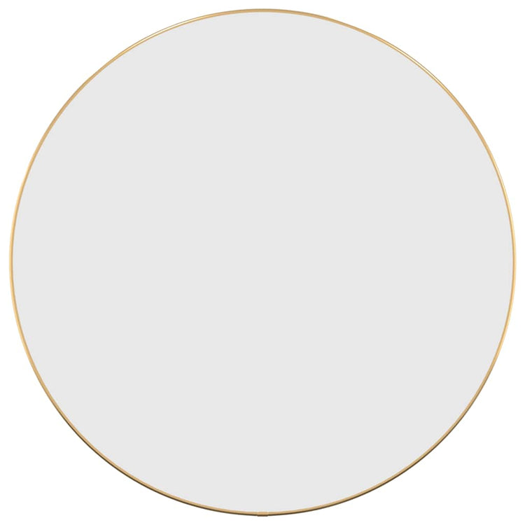 Vidaxl Wandspiegel rund Ø60 cm Goldfarbe