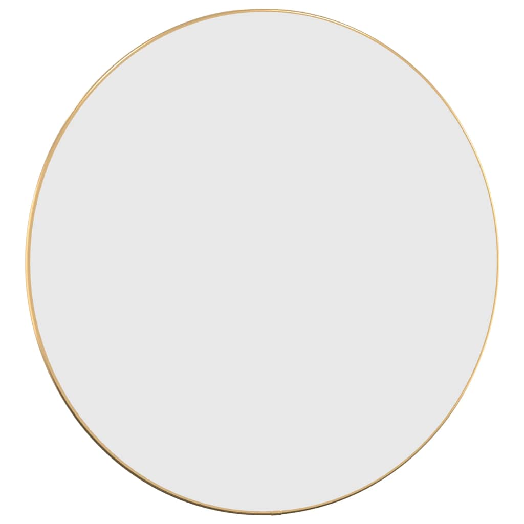 Vidaxl Wandspiegel rund Ø60 cm Goldfarbe