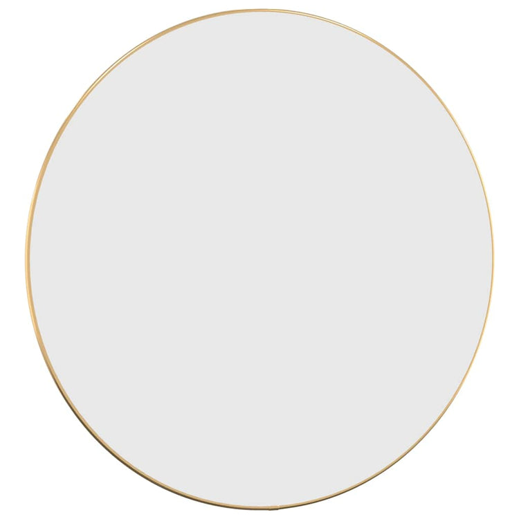 Vidaxl Wandspiegel rund Ø60 cm Goldfarbe