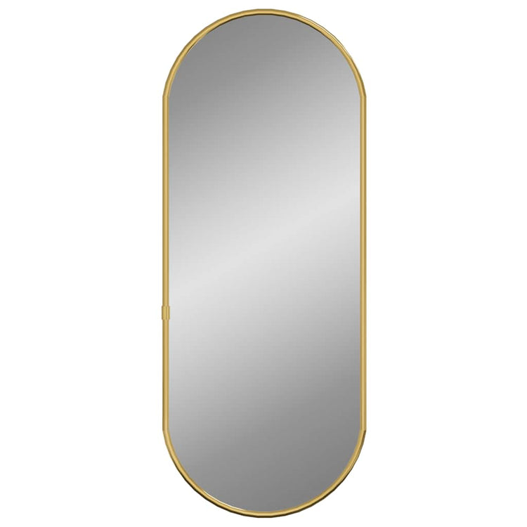 Vidaxl Wandspiegel 60x25 cm ovales Goldfarbe