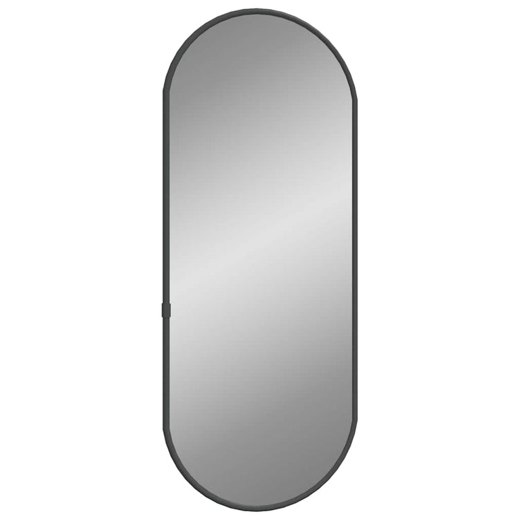 Vidaxl -Wandspiegel 50x20 cm oval schwarz