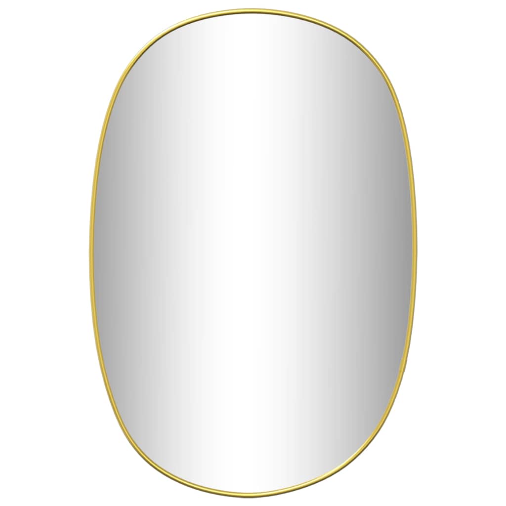 Vidaxl Wandspiegel 50x35 cm Gold gefärbt