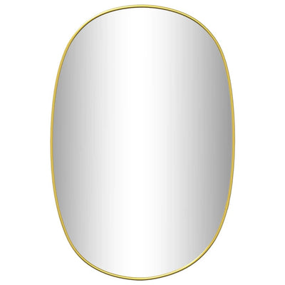 Vidaxl Wandspiegel 50x35 cm Gold gefärbt