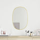 Vidaxl Wandspiegel 50x35 cm Gold gefärbt