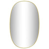 Vidaxl Wandspiegel 70x45 cm Gold gefärbt