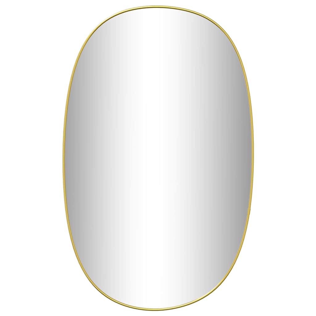 Vidaxl Wandspiegel 70x45 cm Gold gefärbt