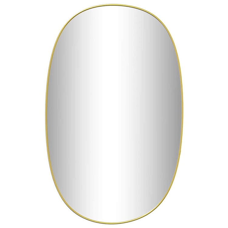Vidaxl Wandspiegel 80x50 cm Gold gefärbt