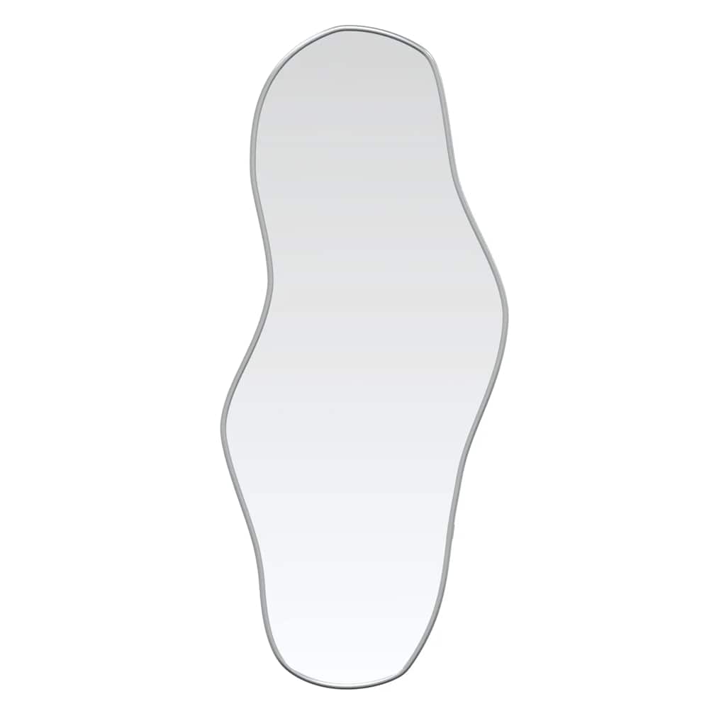 Vidaxl Wandspiegel 80x35 cm silberfarben
