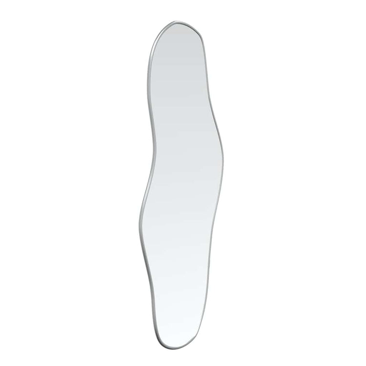 Vidaxl Wandspiegel 90x40 cm silberfarben