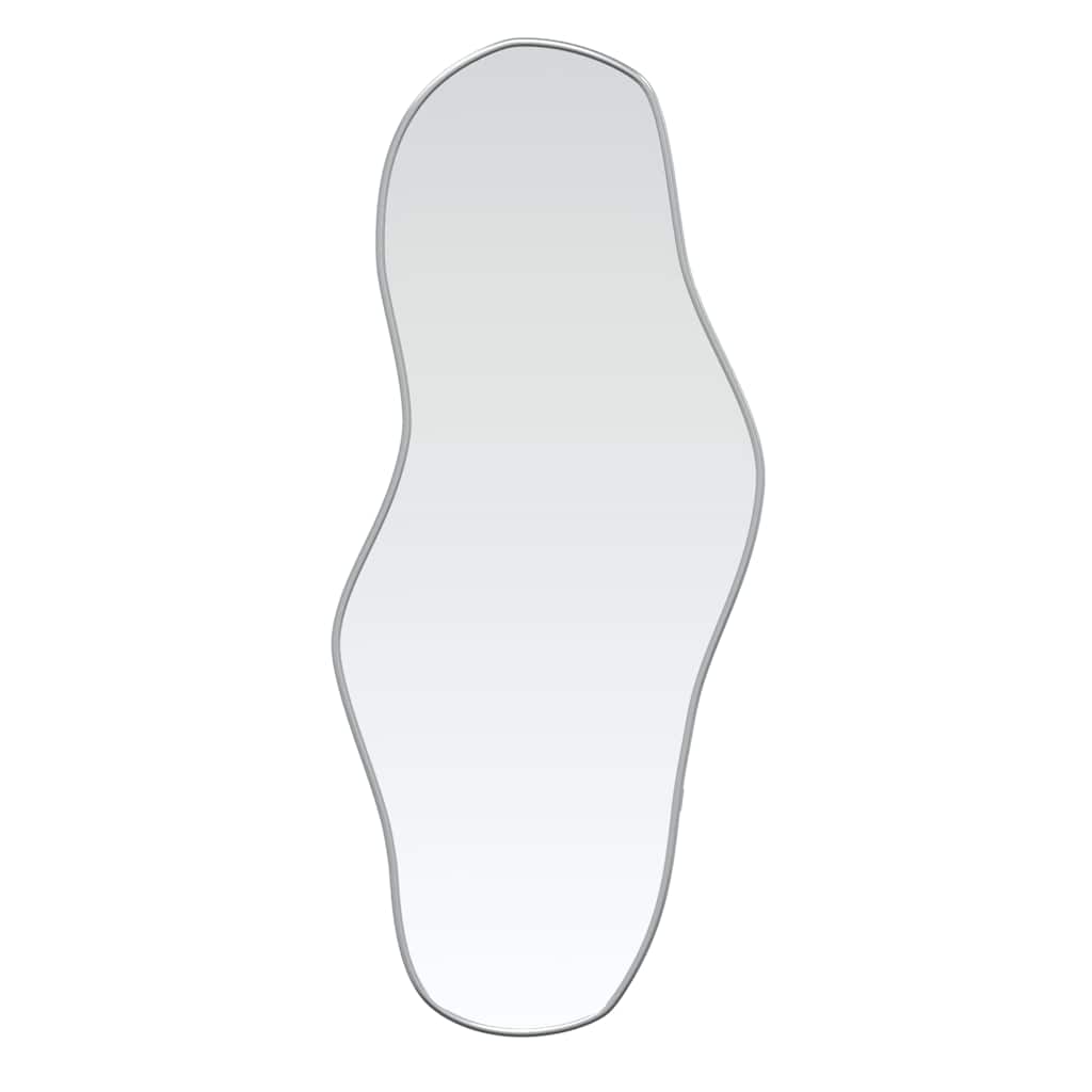 Vidaxl Wandspiegel 100x45 cm silberfarben