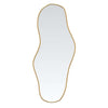 Vidaxl Wandspiegel 60x25 cm Gold gefärbt