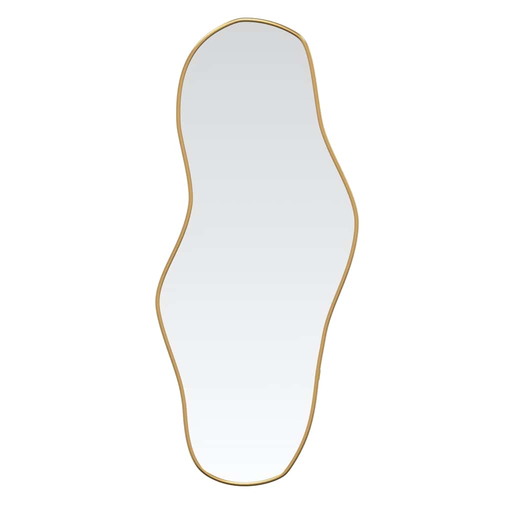 Vidaxl -Wandspiegel 70x30 cm Gold gefärbt