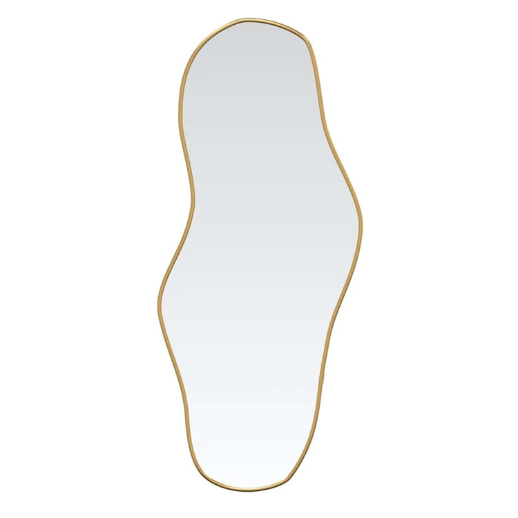 Vidaxl -Wandspiegel 70x30 cm Gold gefärbt